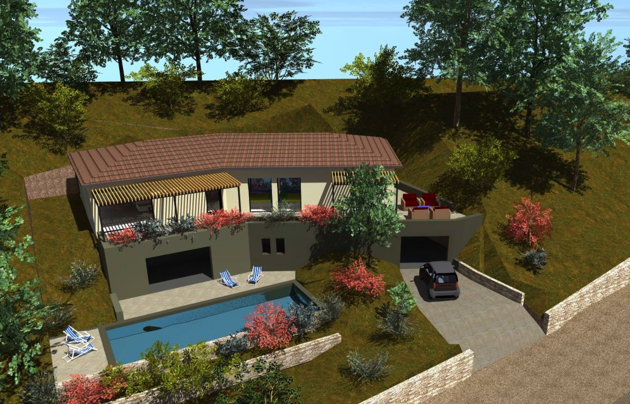TERRAIN CONSTRUCTIBLE - COGOLIN (83310)